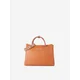 VALENTINO Nakupovalna torba Sac Cabas Alexia Marron Femme Cuoio rjava