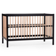 childhome® dječji krevetić cot 97 black natural 60x120