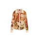 Desigual Bluza bež/kostanj rjava/čokolada/kapučino