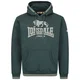 LONSDALE Majica Outwood temno zelena/off-bela