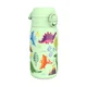 Kids water bottle, stainless steel, 320ml, Surf Green, Dinosaurs - Ion
