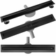 Linearni odtok iz nerjavečega jekla REA Neox Slim pro black 70