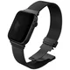 Pašček UNIQ Dante Pro pašček za Apple Watch 42/41/40mm iz nerjavečega jekla grafitno črn (UNIQ-42MM-DANPGBLK)