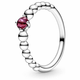Pandora Srebrni prstan za ženske rojene julija 198867C02 (Obseg 54 mm)