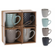 Excellent Houseware Komplet 4 keramičnih skodelic 200 ml