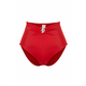 Trendyol High Waist Hipster Bikini Bottom with Red Accessories
