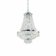 Ideal Lux - LED kristalni luster na lancu CAESAR 6xG9/3W/230V prečnik 38 cm hrom
