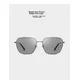 Caponi Unisex naočare za sunce, Crno-sive