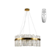 LED prigušiva luster na sajli LED/110W/230V 3000-6500K zlatni + daljinski upravljač
