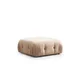 Atelier del Sofa Tabure 95x95x45cm, Krem