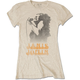 Janis Joplin Working The Mic Sand M Ženske Majica