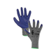 Prevlečene rokavice COLCA, sivo-modre, velikost 10