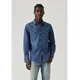 Levis za moške. 85744-0095 Lahka majica Western Barstow Blue (S), Modra, Priložnostno, Bombaž, Dolg rokav