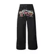 Ed Hardy Kavbojke svetlo zelena/rdeča/črn denim/bela