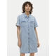 VERO MODA Dolga srajca Jennie svetlo modra