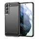 Carbon Case maska za Samsung Galaxy S22+ (S22 Plus): crna
