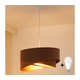 Brilagi - LED luster na sajli LYRA 1xE27/15W/230V braon/zlatna