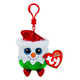 TY Beanie Babies EGGNOG - Snežak (obesek)