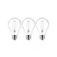 Lindby LED žarnica E27 komplet 3 4W 470 lmjasna 2.700K - Steklo