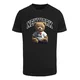 Mister Tee Majica New York College Bear rjava/krvavo rdeča/črna/bela