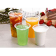Plastični kozarci/rPET/350ml/oznaka 0.3L /78mm/ 50kos