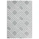 Vidaxl Zunanja preproga ARAKIL siva 120x180 cm PP