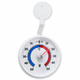 Termometer Okrogli zunanji okenski termometer bele barve d75mm