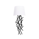 Opviq Asaf 6988 Zidna lampa, Crno-Bela