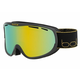 NAOČARE SKI BOLLE SIERRA shiny black - gold sunshine