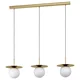 Eglo 39953 - Luster na sajli ARENALES 3xE27/40W/230V zlatna