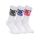 DIESEL Nogavice Diesel - Socken - SKM-RAY-3PACK-CUSHIONED (3er Pack) bela