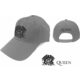 Queen Unisex Baseball Cap Black Classic Crest Grey