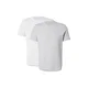 JACK & JONES Majica JJEORGANIC pegasto siva/pegasto bela