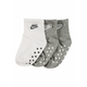 Nike Sportswear Nogavice, siva, bela