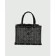 SORENA HANDMADE Ženska torba Andro medium tote torbe, Braon