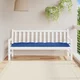 VIDAXL Blazina za vrtno klop modra 180x50x7 cm oxford tkanina