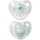 Suavinex Birdies Anatomical Silicone 0-6m duda Green 2 kos