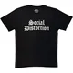 Social Distortion Logo Mono Black L Majica