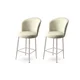 Hanah Home Set barskih stolica Fora, 2 komada, Krem