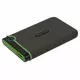 Transcend 2TB StoreJet 25M3S SLIM, 2,5, USB 3.0 (3.1 Gen 1), zunanji disk proti udarcem, tanek profil, sivo-zelen