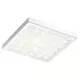 Eglo Cardito plafonjera/1, led, 16w, 320x320, 1700lm, hrom/kristal