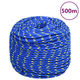 vidaXL Delovna vrv moder 10 mm 500 m polipropilen