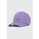 Bombažna bejzbolska kapa BOSS vijolična barva, 50519889