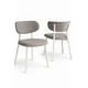 HANAH HOME Set stolica (4 dela) Toldy Grey White