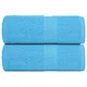 Vidaxl Brisače za umivanje FROGN 2 kosa turkizne 30x30 cm 360 g/m2