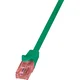 Logilink | CAT 6 | Patch kabel | Neoklopljena zasukana parica (UTP) | Moški | RJ-45 | Moški | RJ-45 | Zelen | 0,25 m