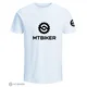 MTBIKER LOGO 2 majica, bela (L)