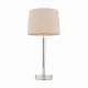 Endon 72175 - Stona lampa sa USB portom SYON 1xE14/40W/230V sjajni hrom/bež