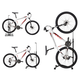 Modernhome stalak za bicikle 3in1 black service bike holder ( pbrs002 )