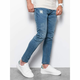 OMBRE Moške kavbojke SKINNY FIT svetlo modre barve MDN119500 L